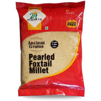 24 Mantra Organic Pearled Foxtail Millet - 1 Kg (2.2 Lb)