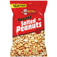 Jabsons Nut-Raja Roasted Salted Bharuchi Peanuts -  320 Gm (11.29 Oz) [50% Off]