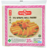 Spring Home Spring Roll Pastry 25 Sheets - 12 Oz (340 Gm)