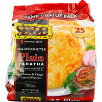 Mirch Masala Malaysian Plain Paratha 25 Pc - 4.4 Lb (2 Kg)