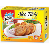 Vadilal Quick Treat Aloo Tikki 10 Pc - 14.11 Oz (400 Gm)