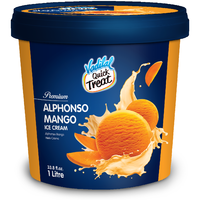 Vadilal Alphonso Mango Ice Cream - 1 L (33.8 Fl Oz)