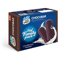Vadilal Chocobar Vanilla Ice Cream With Chocolate Coating 6 Pc - 360 Ml (12.17 Fl Oz)