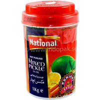 National Hot Punjabi Mixed Pickle - 1 Kg