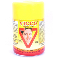 Vicco Vajradanti Pure Herbal Toothpowder - 3.53 Oz (100 Gm)
