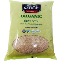Indias Nature Organic Urad Gota - 4 Lb (1.81 Kg)