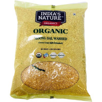 Indias Nature Organic Moong Dal - 4 Lb (1.81 Kg)