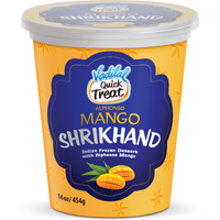 Vadilal Quick Treat  Alphonso Mango Shrikhand - 16 Oz (454 Gm)