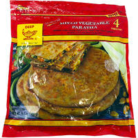 Deep Mixed Vegetable Paratha 4 Pc - 14.1 Oz