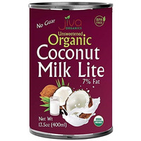 Jiva Organics Organic Coconut Milk Lite - 400 Ml (13.5 Fl Oz)