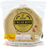 Shri Whole Wheat Roti Small Family Pack - 25 Pc