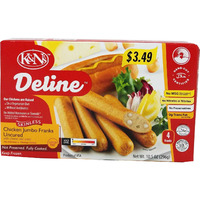 K&Ns Deline Chicken Jumbo Franks - 296 G