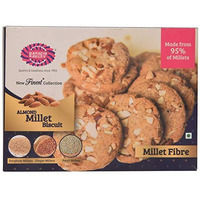 Karachi Bakery Almond Millet Biscuit - 300 Gm (10.5 Oz) [50% Off]