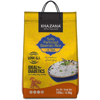 Khazana Diabetic Sella Low GI Ultra Basmati Rice  - 10 Lb (4.5 Kg)