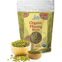 Jiva Organics Organic Moong Whole - 2 Lb (908 Gm)