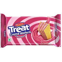 Britannia Treat Creme Wafers Strawberry - 150 Gm (5.29 Oz)