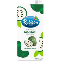 Rubicon Guanabana Soursop No Added Sugar - 1 L (33.8 Fl Oz) [50% Off]