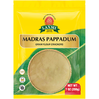 Laxmi Madras Pappadum - 200 Gm (7 Oz) [50% Off]