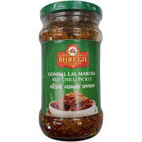 Shreeji Gondal Lal Marcha Red Chilli Pickle - 283 Gm (10 Oz)