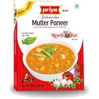 Priya RTE Mutter Paneer - 300 Gm (10.6 Oz)