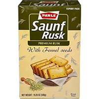 Parle Saunf Rusk With Fennel Seeds - 182 Gm (6.41 Oz) [FS]