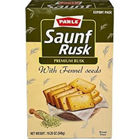 Parle Saunf Rusk With Fennel Seeds - 182 Gm (6.41 Oz) [50% Off] [FS]