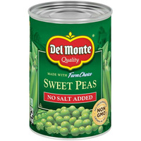 Del Monte Sweet Peas No Salt Added - 15 Oz (425 Gm) [50% Off]
