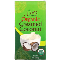 Jiva Organics Organic Creamed Coconut Box - 200 Gm (7 Oz)