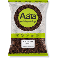 Aara Black Pepper Whole - 200 Gm (7 Oz)