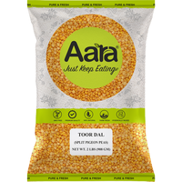 Aara Toor Dal Split Pigeon Peas - 2 Lb (908 Gm)