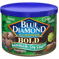 Blue Diamond Almonds Bold Wasabi & soy Sauce - 6 Oz (170 Gm)
