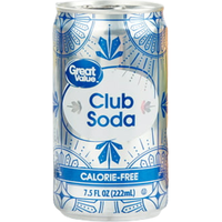 Great Value Club Soda - 222 Ml (7.5 Fl Oz)
