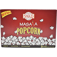 Swad Masala Popcorn 3 Microwavable Bags - 10.5 Oz (297Gm)