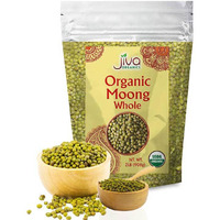 Jiva Organics Organic Moong whole - 2 Lb (908 Gm)