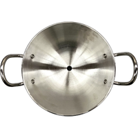 Super Shyne  Aluminum Karahi Wok - 9.25 In
