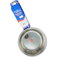 Super Shyne Steel Sauce Pan Heavy Bottom - 7 In