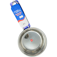 Super Shyne Steel Sauce Pan Heavy Bottom - 7 Inch