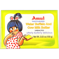 Amul Butter Unsalted - 100 Gm (3.5 Oz)