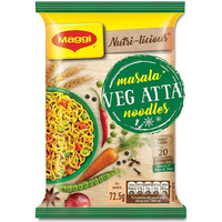 Maggi Masala Veg Atta Noodles - 72.5 Gm (2.8 Oz)