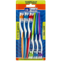 Dr. Fresh Firm Toothbrushes - 6 Pc