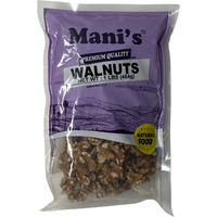Mani's Walnuts - 1 Lb (454 Gm). [50% Off]