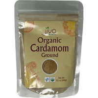 Jiva Organics Organic Cardamom Ground - 100 Gm (7.0 Oz)