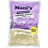 Mani's Fennel Seeds Saunf - 4 Lb (1.81 Kg)