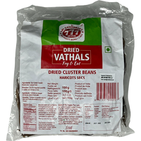 777 Dried Vathals Cluster Beans - 100 Gm (3.5 Oz)
