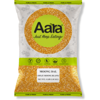 Aara Moong Dal Split Beans - 4 Lb (1.81 Kg)