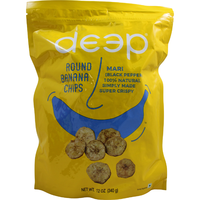 Deep Round Banana Chips Mari Black Pepper - 340 Gm (12 Oz)