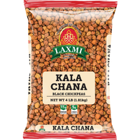 Laxmi Kala Chana Black Chickpeas - 4 Lb (1.81 Kg)