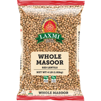 Laxmi Whole Masoor Red Lentils - 4 Lb (1.81 Kg) [50% Off]