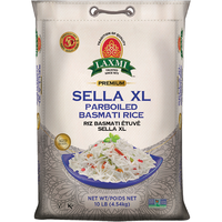 Laxmi Premium Sella Parboiled Basmati Rice - 10 Lb (4.5 Kg)