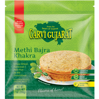 Garvi Gujarat Methi Bajra Khakra - 7 Oz (200 Gm)